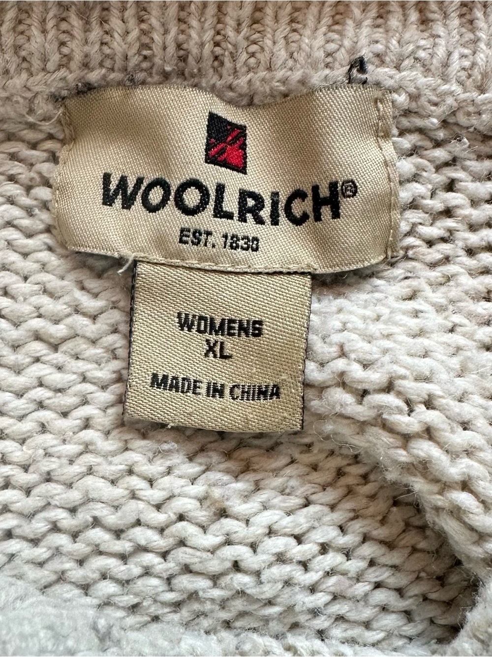 Woolrich Embroidered Bird Sweater Women’s XL Oversized Grandpa Cottagecore - Picture 6 of 8
